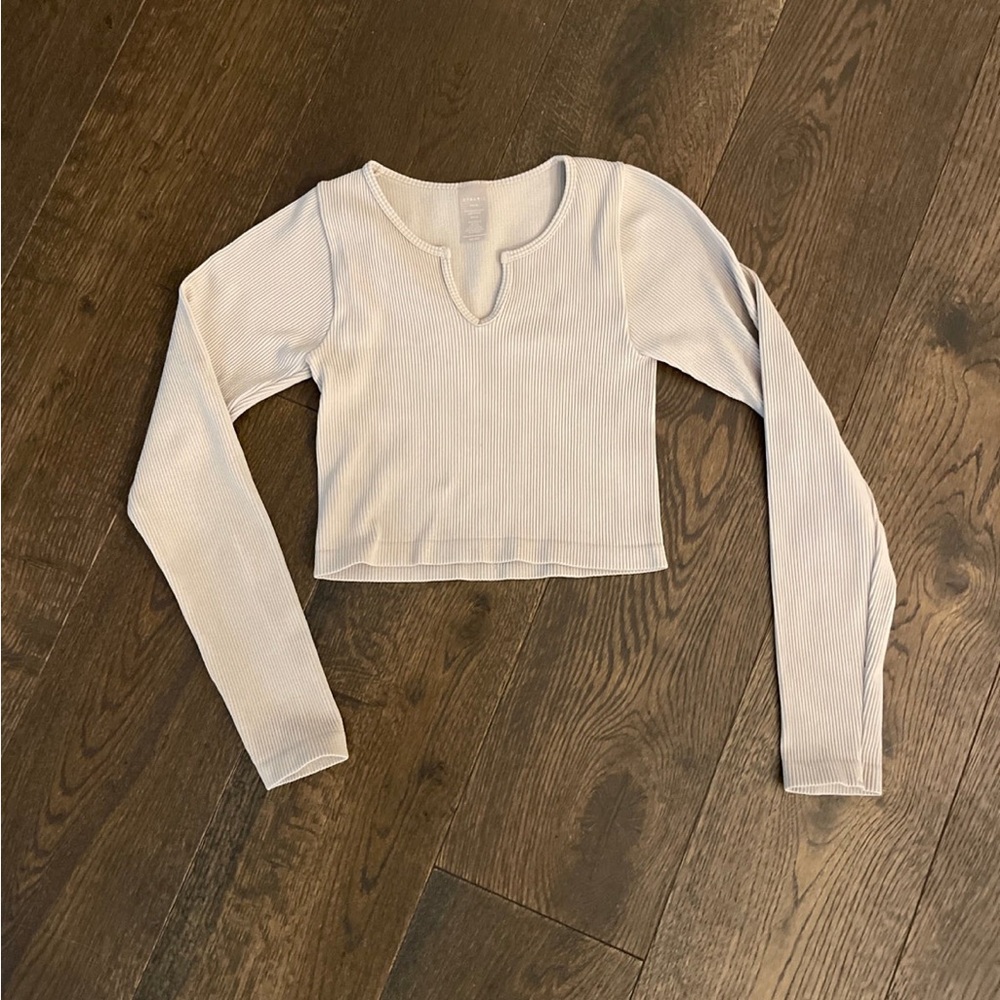 Ribbed crop top